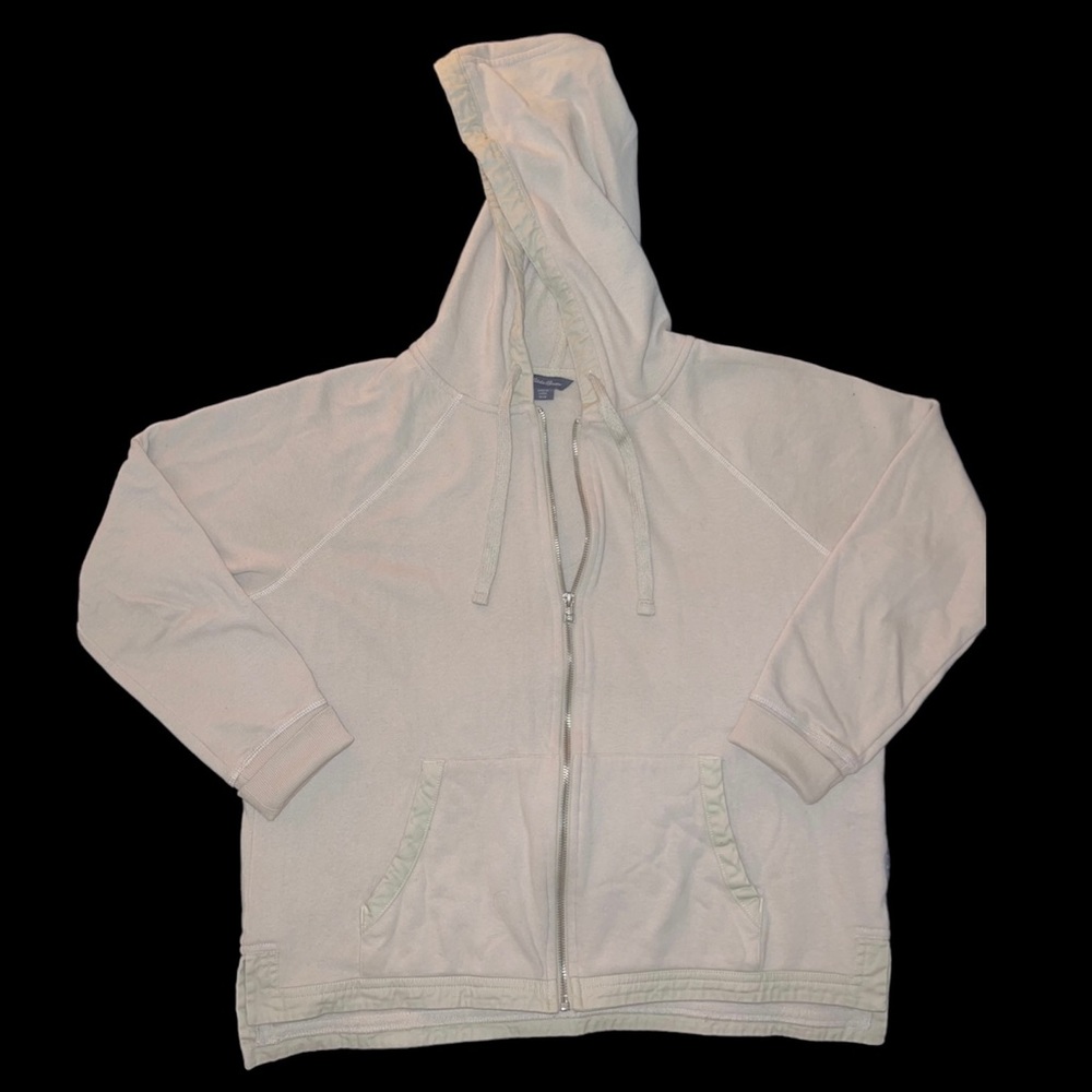 Eddie Bauer Tan Zip Hoodie